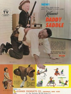 1965 Kenner Daddy Saddle Ad