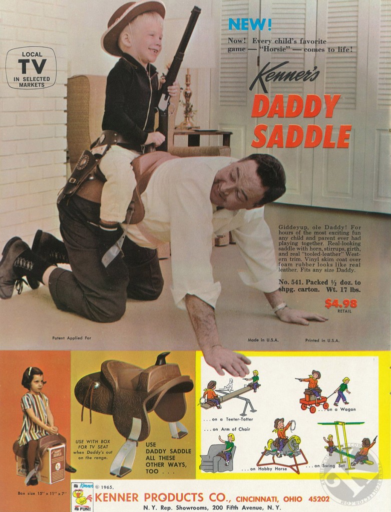 1965 Kenner Toy Fair Catalog Daddy Saddle
