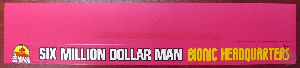 Six Million Dollar Man Kenner Shelf talker Display