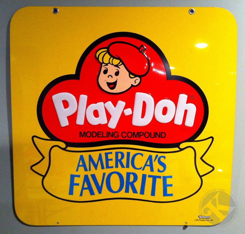 Kenner Play-Doh Double-Sided Metal Store Display