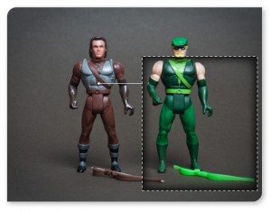 Kenner's Robin Hood & Super Powers Comparison