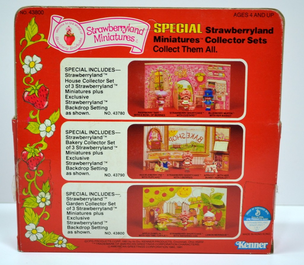 Strawberry Shortcake Strawberryland Miniatures Special Offer Set