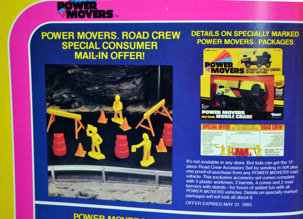 Kenner Power Movers Road Crew 4up Prototypes 1983 Toy Fair Catalog