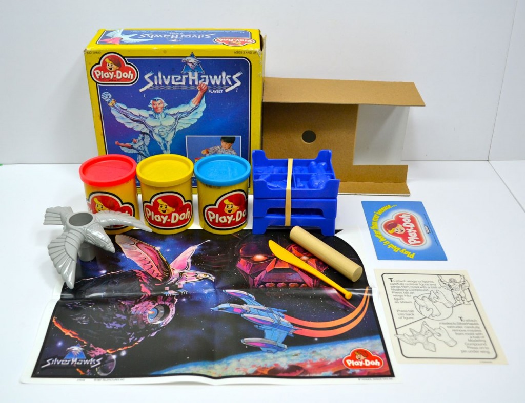 Kenner Silverhawks Play-Doh Playset Box