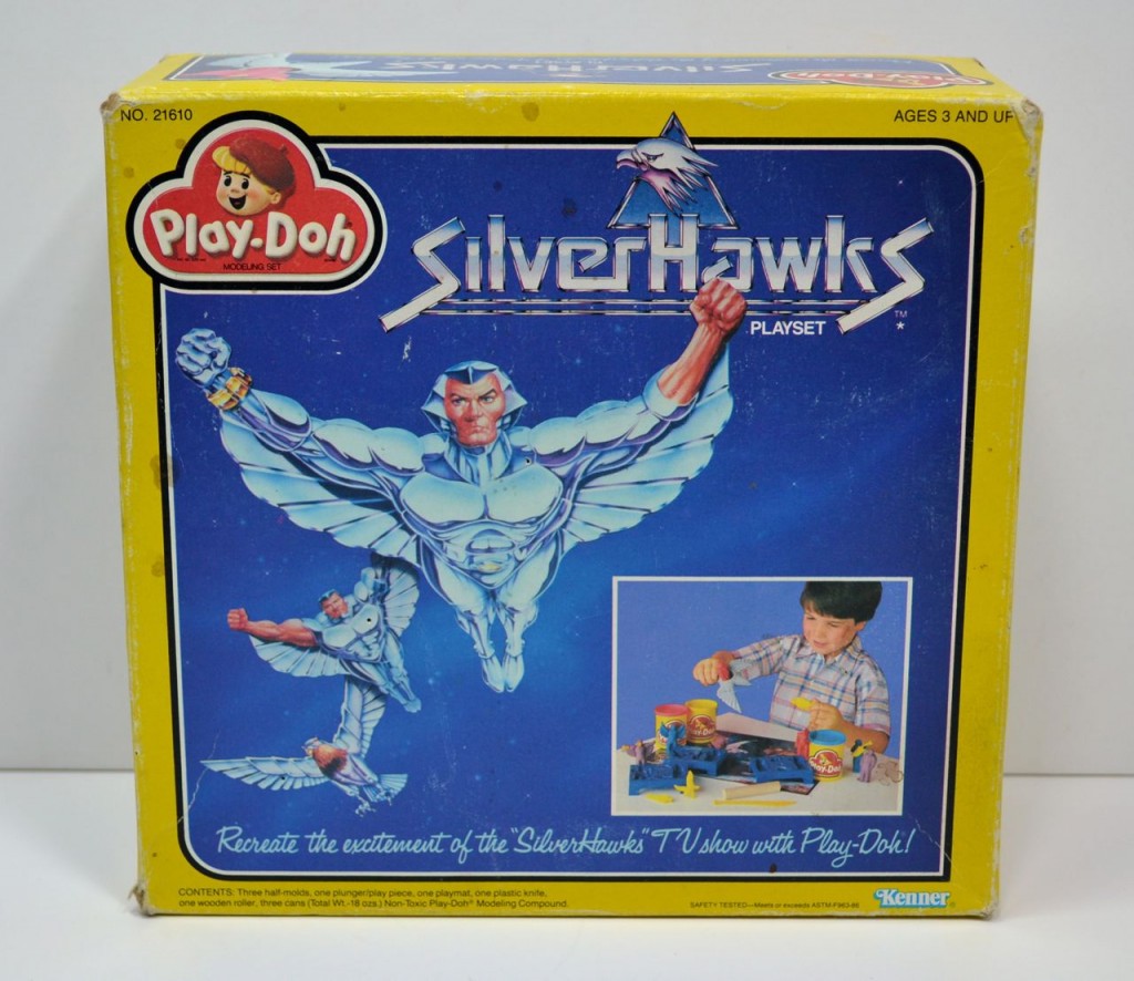 Kenner Silverhawks Play-Doh Playset Box