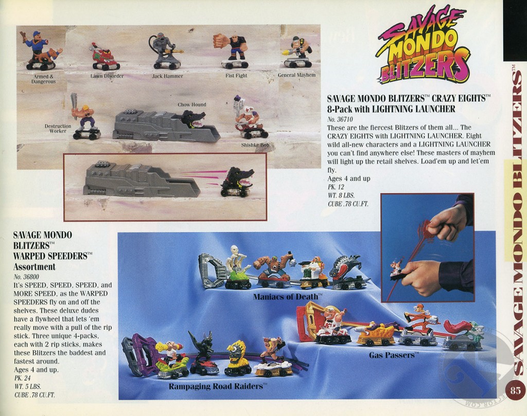 Kenner Savage Mondo Blitzers Toy Fair 1992