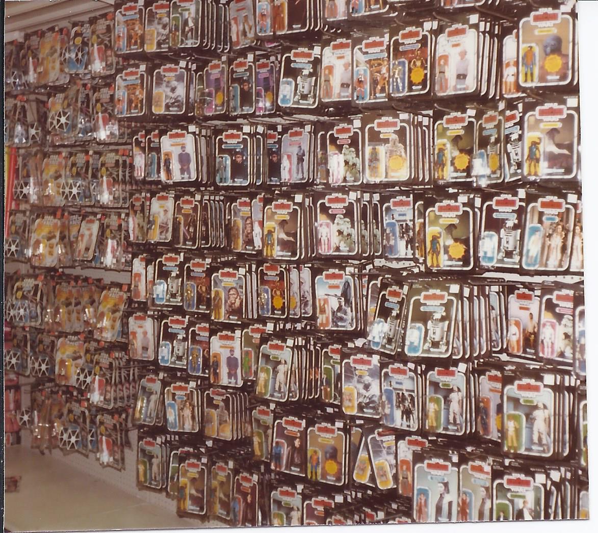 star wars vintage display