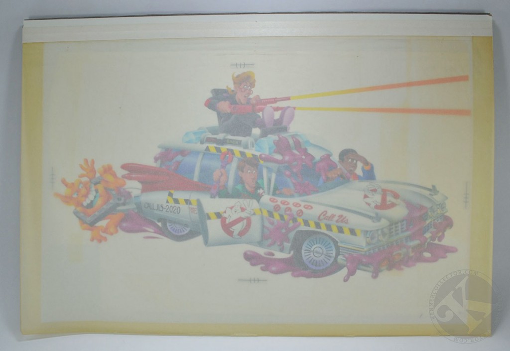 Kenner Real Ghostbusters Ecto-1A Box OriginalArt