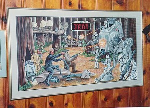 Kenner Collector Steve Denny Star Wars Prototype Jedi Original Art