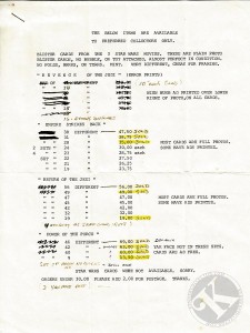 Kenner Collector Steve Denny First Proof Card List
