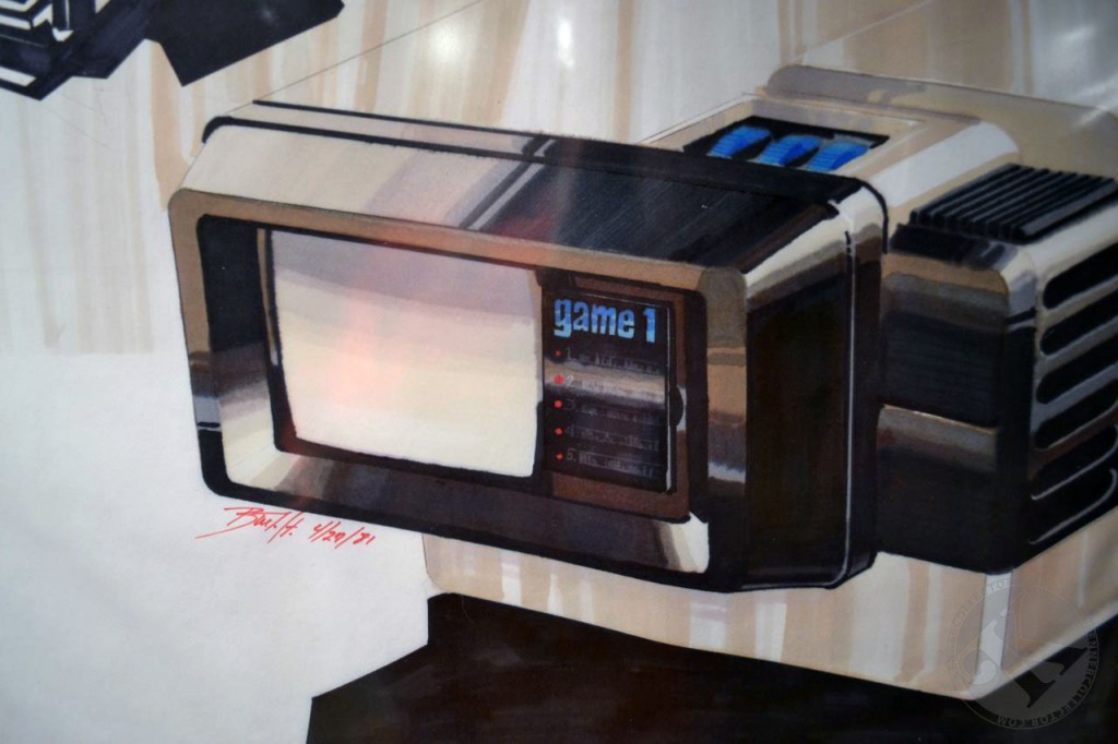 Kenner Unproduced Video Game Console Original Art 1981