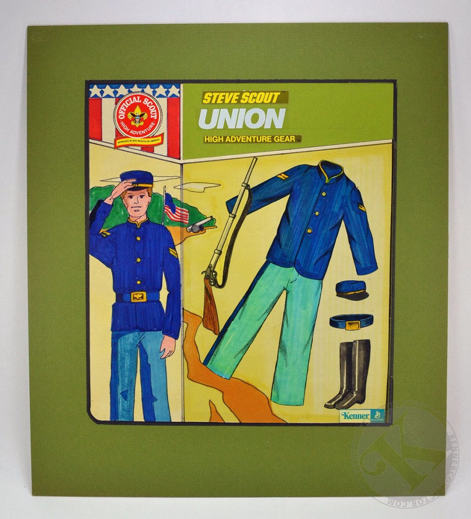 Kenner Steve Scout Concept Board Union Soldier Uniform