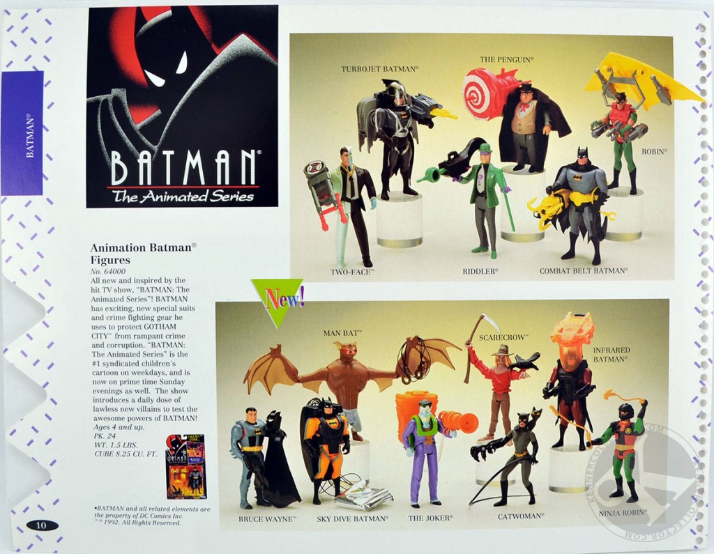Kenner Collector Toy Fair Catalog Animated Batman 1993