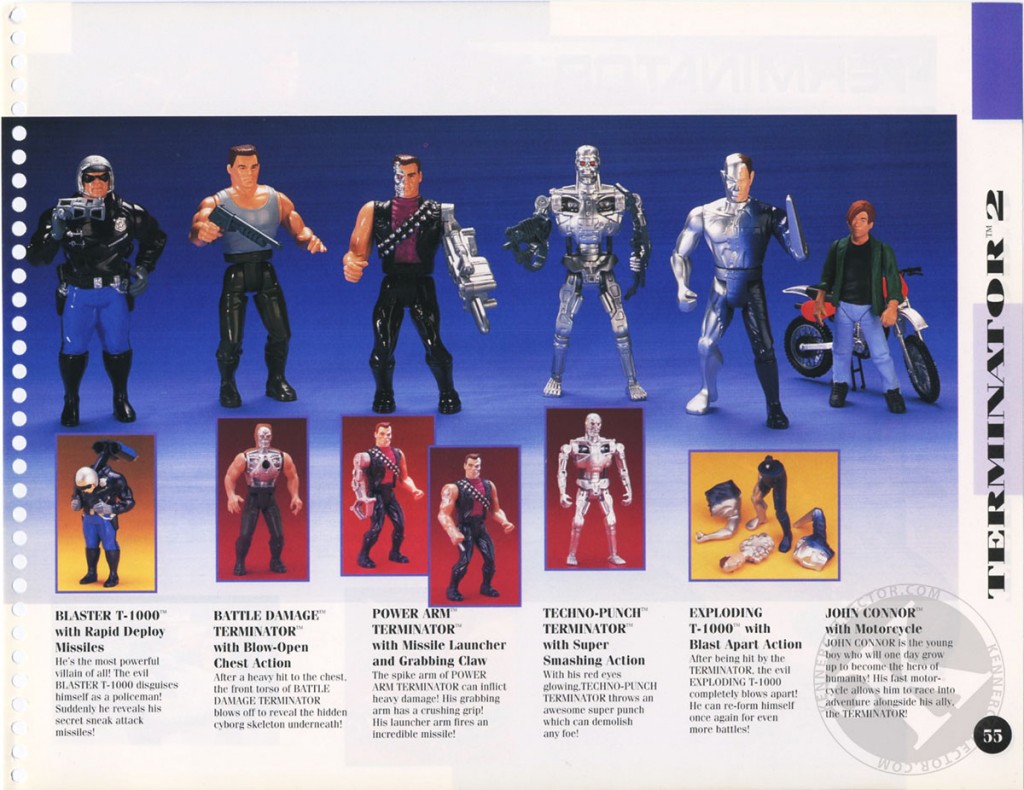 Kenner 1992 Toy Fair Catalog Terminator 2 John Connor