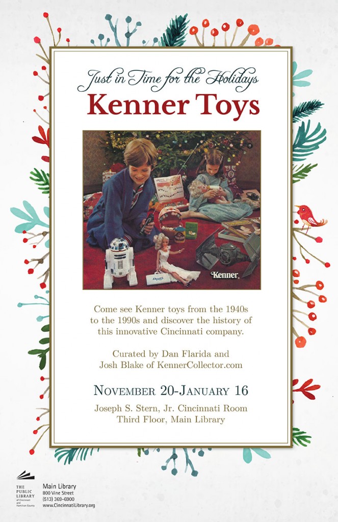 Just in Time for Holidays Kenner Library Exhibit